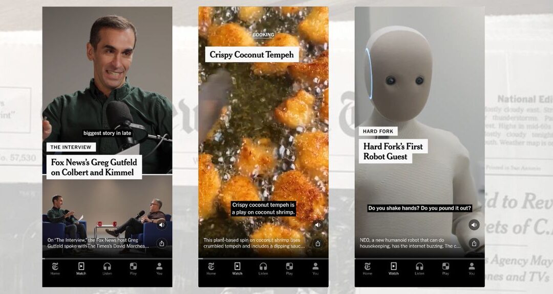 De TikTokisering van nieuwsmedia en Spotify: The New York Times ‘draait’ als eerste 📊
