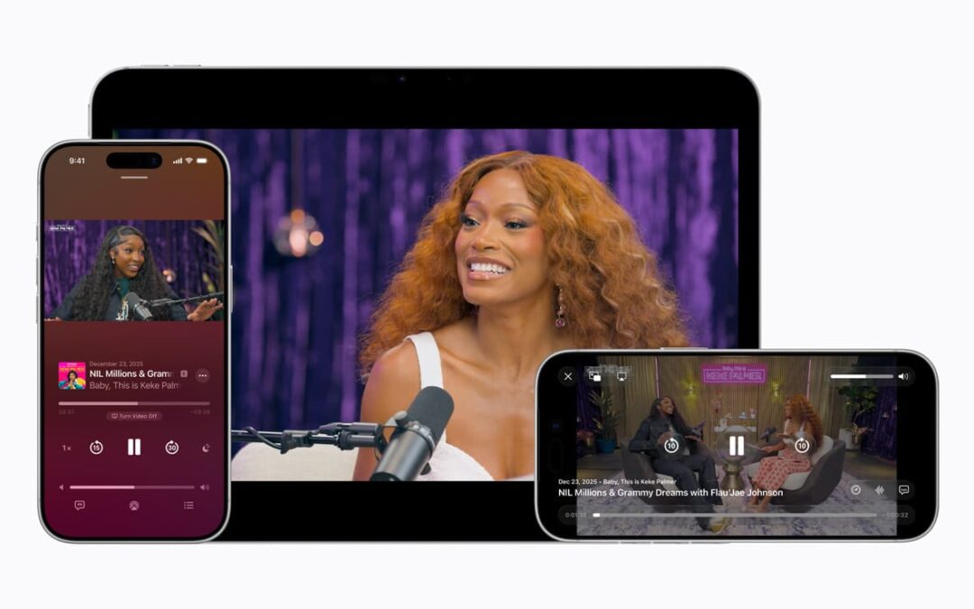 Apple lanceert videopodcasts, maar de race is al gelopen 📊