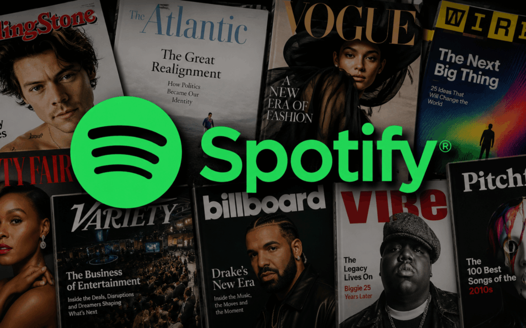 Na muziek, podcasts en audioboeken komt Spotify met audio magazines
